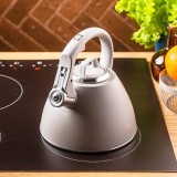 Fierbator, ceainic din otel, 2.5 litri, gri, Klausberg