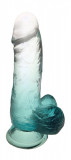 Dildo Realist Shades Jelly clear/Verde Small 15 cm