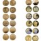 SET COMPLET DE 50 BANI COMEM. 2010 2011 2012 2014 2015 2016 2017 2018 2019 UNC