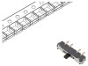 Comutator glisant 3 poziții ON-ON-(ON) 0.3A 4VDC 4 terminale