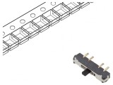 Comutator glisant 3 poziții ON-ON-(ON) 0.3A 4VDC 4 terminale