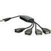 Hub USB Akyga AK-AD-13, 4 x USB-A, Universal