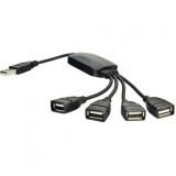 Hub USB Akyga AK-AD-13, 4 x USB-A