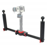 Stabilizator Dble Hongheld Grip din aliaj de aluminiu pentru DJI Ronin-S / Moza, Oem