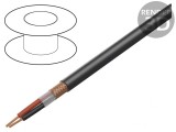 Cablu Difuzor 2x4mm&sup2; Litat OFC Negru PVC FirestoP&reg;