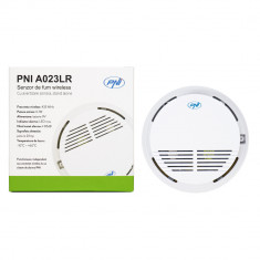 Aproape nou: Senzor de fum wireless PNI A023LR, compatibil cu sistemele de alarma w foto