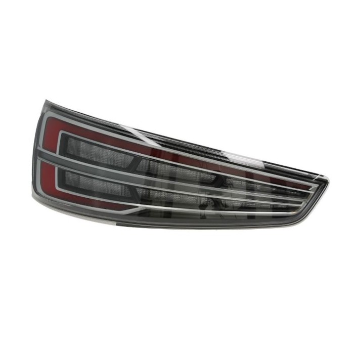 Stop spate lampa Audi Q3 (8U), 01.2015- Model RS, partea Stanga, LED, semnalizare dinamica, rosu-silver, ULO