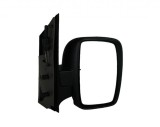 Oglinda exterioara Citroen Jumpy, Fiat Scudo, Peugeot Expert, 02.2007-, Dreapta, Crom, manuala,prin cablu, Fara incalzire, carcasa neagra, Convex, Vi