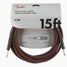Cablu Fender Professional Instr. 15" Red Tweed