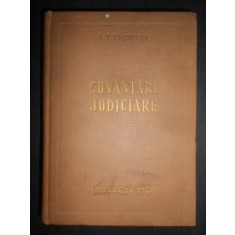 A. I. Vasinschi - Cuvantari judiciare (1953, editie cartonata)