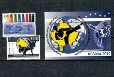 Kosovo 2014 - Shotokan Karate, sport, arte marțiale, serie si colita neuzata