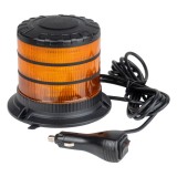 Lampa de avertizare rotativa LED AMiO W30M 12/24V, lumina portocalie, 24 LED, prindere cu magnet sau 3 suruburi, cablu 3 m, R65 R10 TA2 E9, IP6K9K