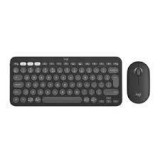KEYBOARD +MOUSE COMBO PEBBLE 2/GRAPHITE 920-012239 LOGITECH &quot;920-012239&quot; (timbru verde 0.8 lei)