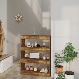 VidaXL Bibliotecă/Separator cameră, stejar, 80x30x103cm, lemn compozit