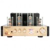 Amplificator Vintage Madison 2x25W RMS, USB, Bluetooth, AUX, Tuburi, Vumetru, Clasa AB, 4 Ohmi