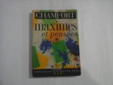 Maximes et Pensees - Chamfort - Editions Mille et une nuits - 1997