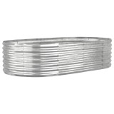 Cumpara ieftin Strat inaltat gradina 152x80x36 cm otel galvanizat