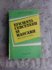 EFICIENTA CERCETARII SI MASCARII, ASPECTE TEORETICE SI PRACTICE - COLONEL INGINER GHEORGHE ILIE foto