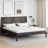 VidaXL Saltea Alb și gri 180 x 200 cm Spumă cu Memorie 4106332