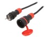 Prelungitor Alimentare 20m Negru 16A, KEL