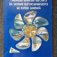 CALITATEA ENERGIEI ELECTRICE IN SISTEMELE ELECTROENERGETICE DE PUTERE LIMITATA