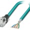 Patch cord S/UTP 5 litat Cu PUR albastru deschis 1m