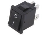 Comutator Bascule DPST ON-OFF 6A/250V Negru