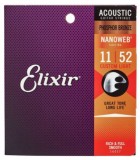 Elixir 16027 Nanoweb Custom Light 11-52 Phosphor Bronze