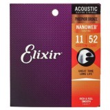 Elixir 16027 Nanoweb Custom Light 11-52 Phosphor Bronze
