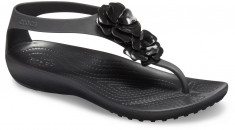 Sandale Femei Plaja Crocs Serena Embellished Flip foto