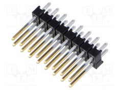 Conector Samtec siruri pini tata 16 PIN 2,54mm THT foto
