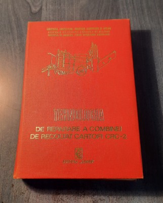 Tehnologia de reparare acombinei derecoltat cartofi CRC 2 Chipriade Gheorghe foto