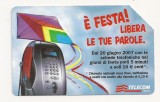 CT1-Cartela Telefonica -Telecom Italia - 5 Euro - E Festa !