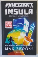 MINECRAFT , INSULA de MAX BROOKS , 2025 *MICI DEFECTE foto