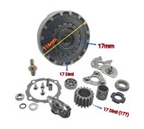 Ambreiaj Complet ATV 110 17 Dinti Semi-Automat pentru Scutere si ATV-uri Chinezesti, Oem
