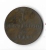 Moneda 1 centesimo 1822 - Lombardia, Europa, Cupru (arama)