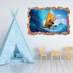 Sticker 3D perete, 60x90cm, Moana foto