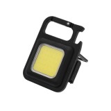 Mini lanterna breloc, 30 led, Cob, usb, 6W, carabina, carcasa Aluminiu, magnet,