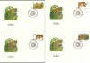 Rusia 1993, FDC, Feline, Fauna, WWF