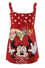 Rochie Minnie Mouse Disney, bumbac, Rosu, pentru fetite foto