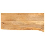 Cumpara ieftin Blat de masa contur organic 90x40x2,5 cm lemn masiv de mango