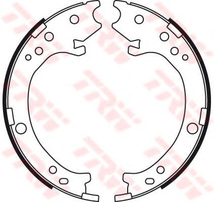 Set saboti frana, frana de mana HONDA CR-V II (RD) (2001 - 2006) TRW GS8779