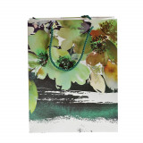 Punga de cadou design floral 33x26 cm