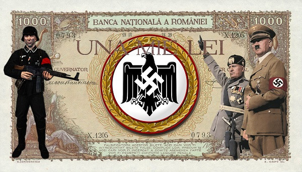 WW2 bancnota fantezie 1000 lei 1939