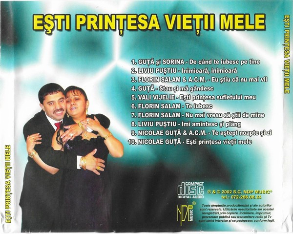 CD Ești Prințesa Vieții Mele: Nicolae Guta, Liviu Pustiu, Florin Salam |  Okazii.ro