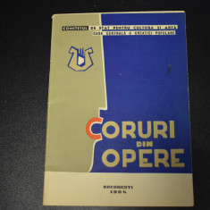 Coruri din opere 1964 Casa Centrala a creatiei populare