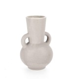 Vaza flori piatra gri Azeban 14.5x14.5x23h
