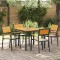 vidaXL Scaun pentru Grădină 4 pcs Maro 56 x 57 x 87cm 4010627