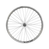 Cumpara ieftin Roata Fata Bicicleta Cerurim, Janta Dubla Atlas, 24 inch, 507X18, V-Brake, Argintie Ultimate FactoryBikes