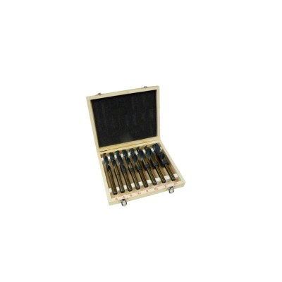 Trusa burghie cobalt, 8 piese, Silver foto
